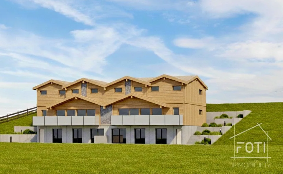Terrain de 1'338 m² pour 2 villas jumelles - vue Dents-du-Midi – photo 10 sur 11