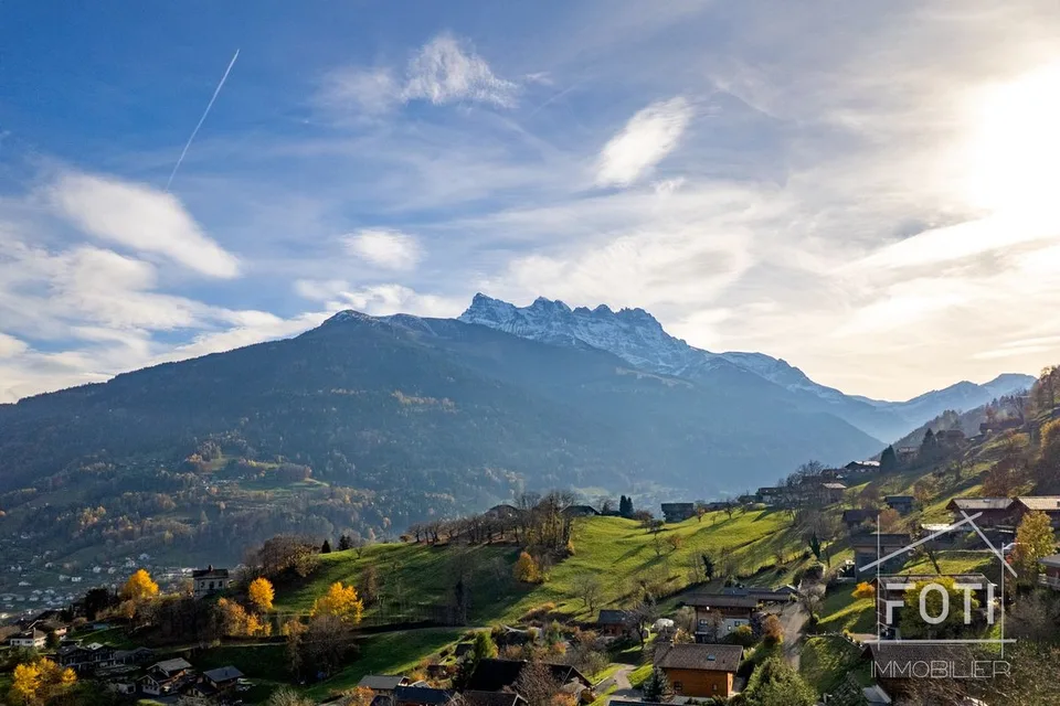 Terrain de 1'338 m² pour 2 villas jumelles - vue Dents-du-Midi – photo 7 sur 11