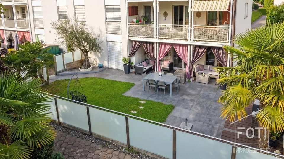 Piano giardino 4.5 p. a Vouvry - 113 m² di terrazza e giardino esposto a sud – foto 4 di 13