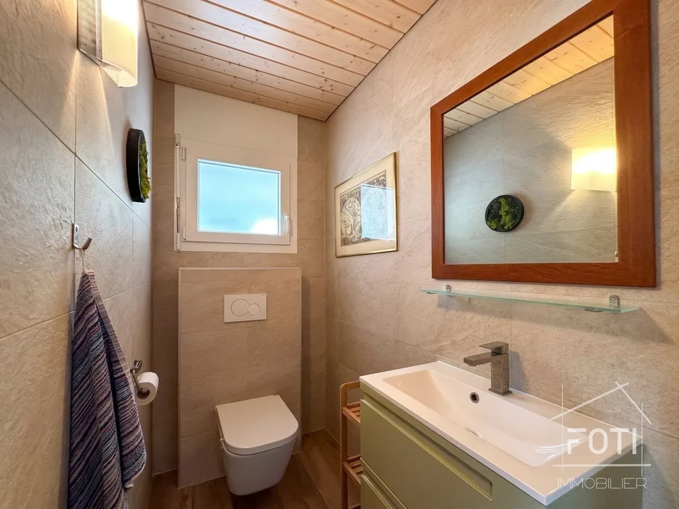 Villa individuale 2016 con vista panoramica, giardino e garage - Vouvry – foto 11 di 25