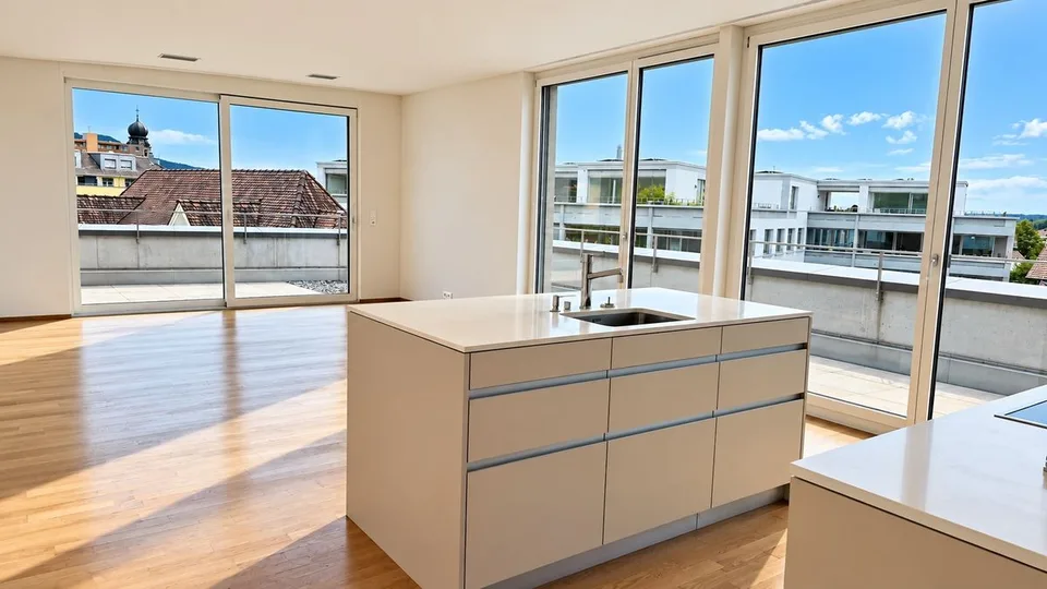 Gepflegte 2.5-Zimmer Attikawohnung mit Aussicht in Siebnen – Foto 5 von 10