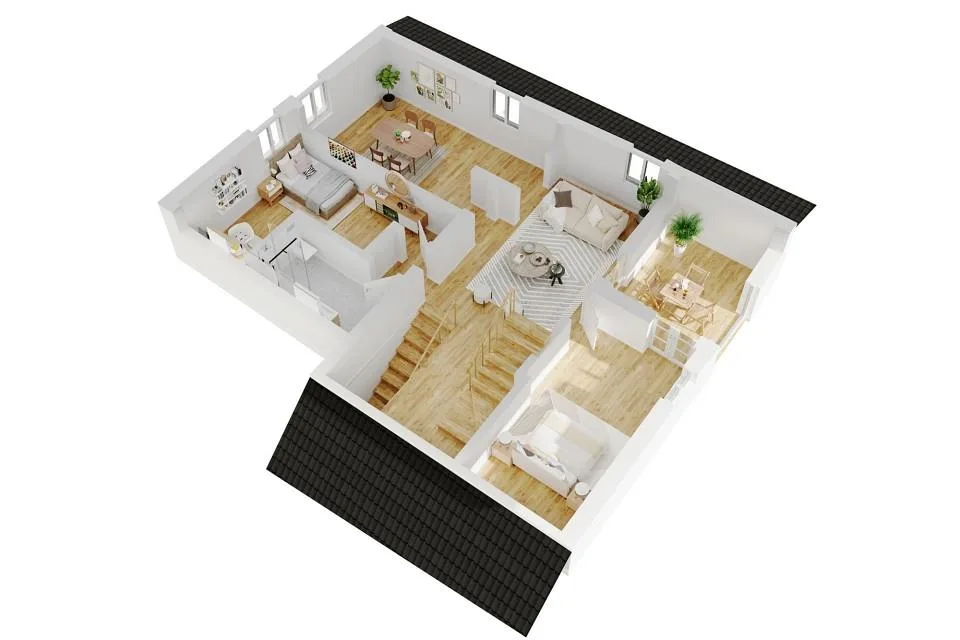 Large 4½-Room Penthouse – photo 9 of 13