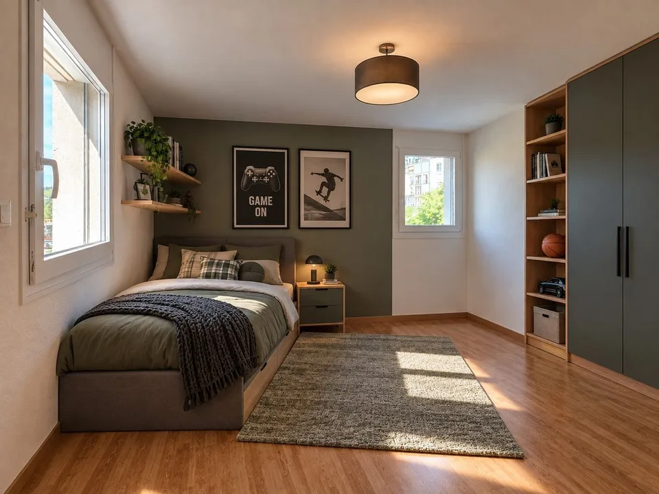 Appartement 5,5 pièces avec terrasse, garage double et place de parc extérieure – photo 6 sur 13