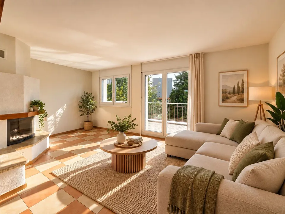 Appartement 5,5 pièces avec terrasse, garage double et place de parc extérieure – photo 2 sur 13