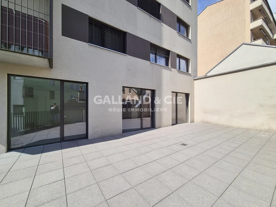 Grande surface commerciale de 150 m² avec vitrines et terrasse – photo 4 sur 8
