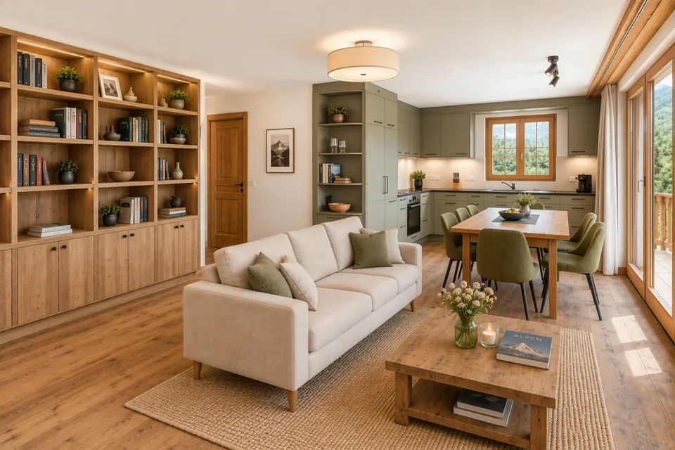 Vivre avec une vue - Appartement exclusif de 4,5 pièces dans le Chalet Nagano – photo 5 sur 13