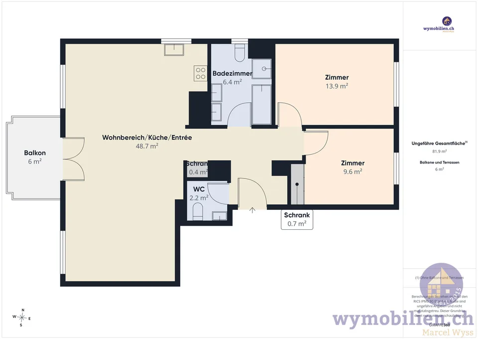 3.5 Zimmer Wohnung in Koppigen – photo 10 sur 11