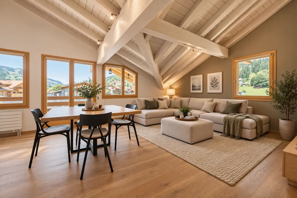 Ski-in/Ski-out Penthouse in Wengen – Foto 5 von 13