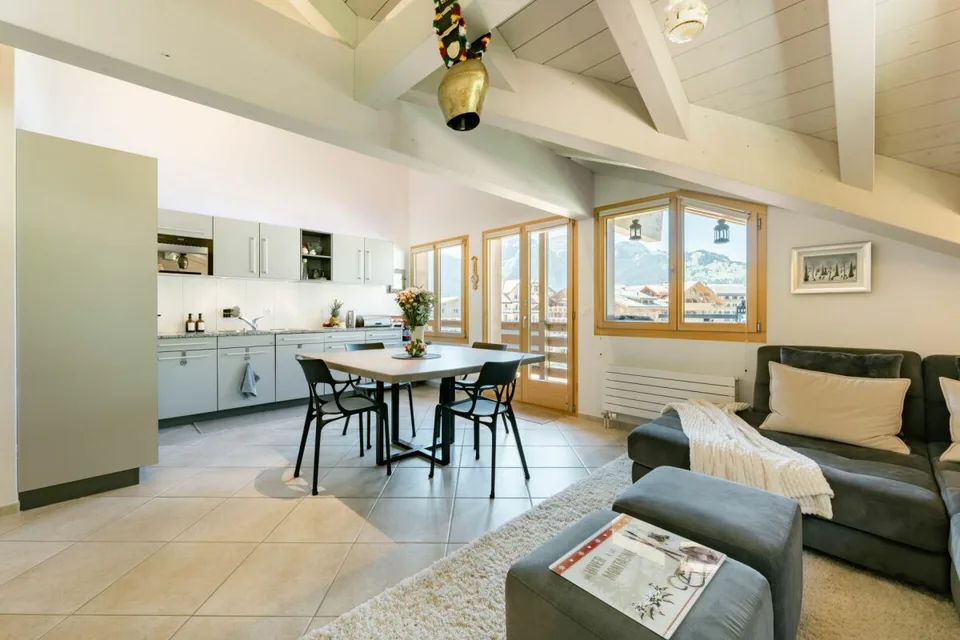 Ski-in/Ski-out Penthouse in Wengen – Foto 8 von 13