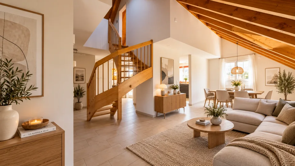 Vivre avec une vue - charmant appartement duplex 4.5 pièces avec ambiance en bois et vue sur Pfannenstiel – photo 4 sur 13