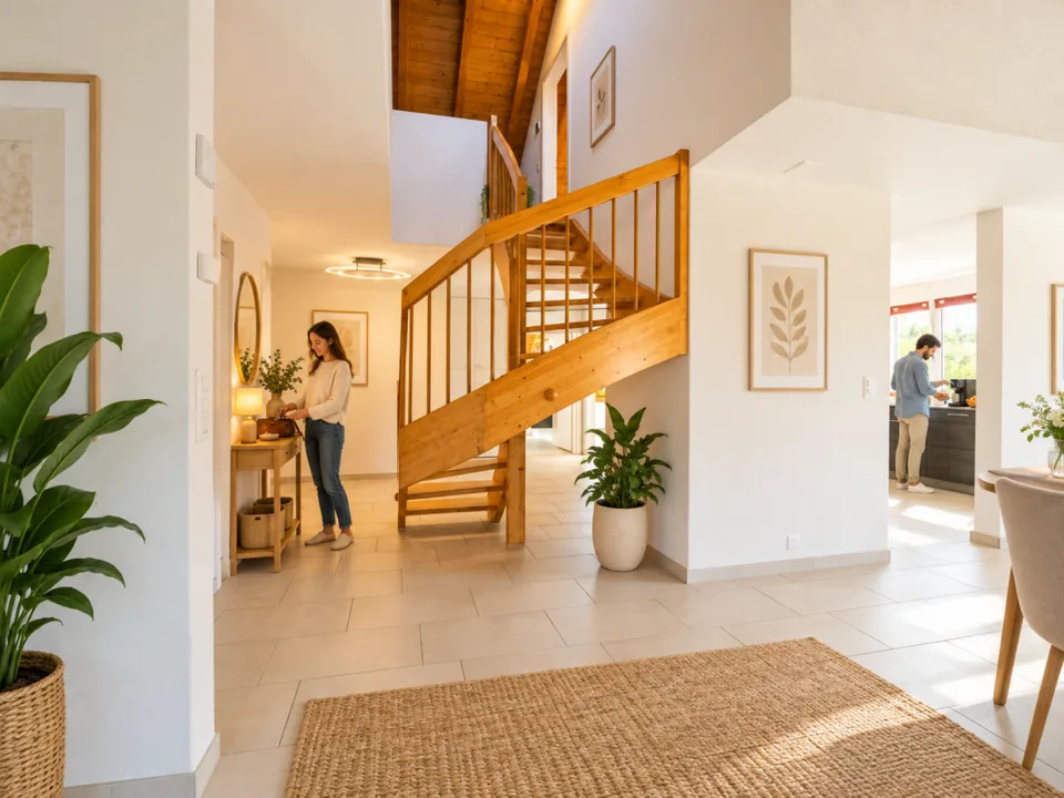 Vivre avec une vue - charmant appartement duplex 4.5 pièces avec ambiance en bois et vue sur Pfannenstiel – photo 6 sur 13