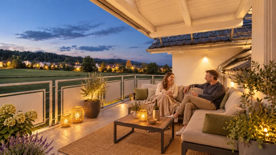 Vivre avec une vue - charmant appartement duplex 4.5 pièces avec ambiance en bois et vue sur Pfannenstiel – photo 11 sur 13
