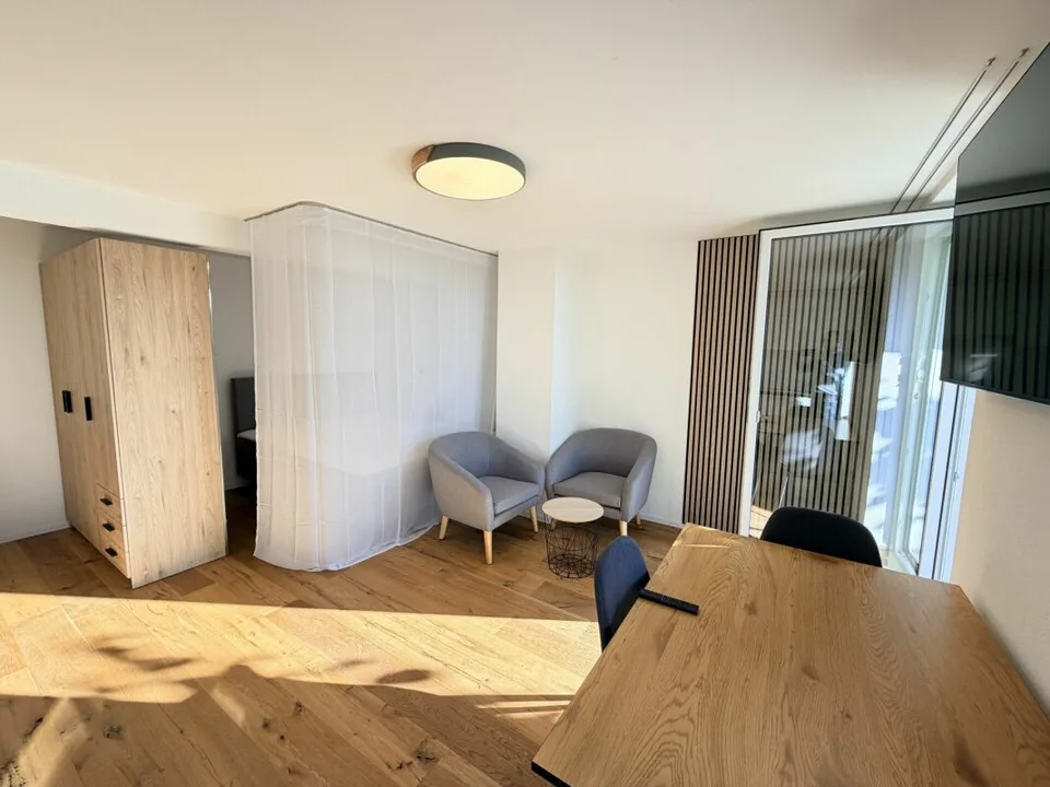 Möblierte 1-Zimmer-Wohnung mit Balkon – Foto 4 von 8