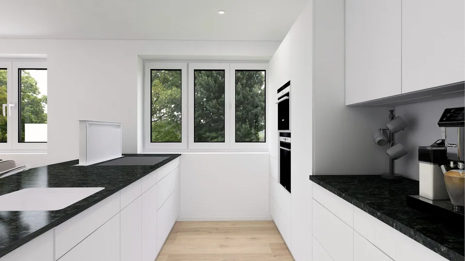 À vendre à 8362 Itaslen près de Balterswil, nouvelle maison individuelle de coin 5½ pièces, dans un emplacement dégagé adjacent à la zone agricole, avec une vue dégagée sur les prairies et les forêts ! – photo 15 sur 26