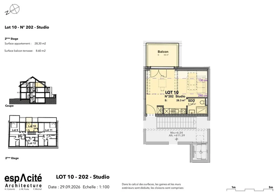 Los Nr. 10 - Ein neues Studio im Herzen von Cheseaux-sur-Lausanne – Foto 6 von 6