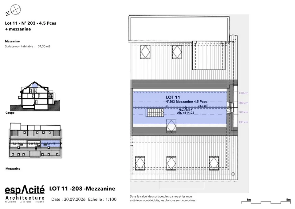 Los Nr. 11 - Neue 4,5-Zimmer-Wohnung + Mezzanin im Herzen von Cheseaux-sur-Lausanne – Foto 7 von 7