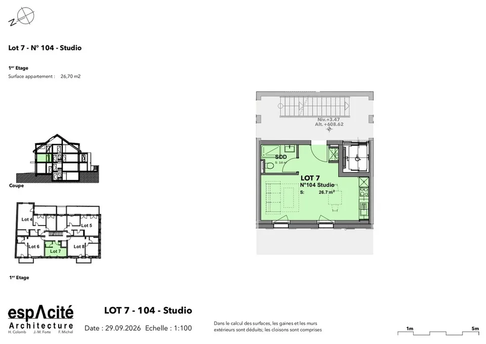 Los Nr. 7 - Ein neues Studio im Herzen von Cheseaux-sur-Lausanne – Foto 6 von 6