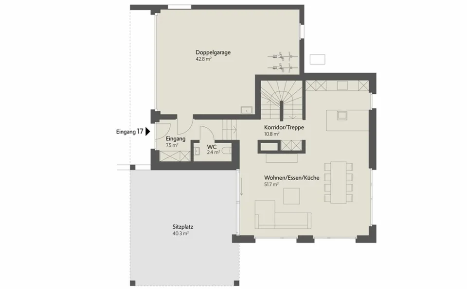 343 m² | Maison unifamiliale 5,5 pièces | Première occupation – photo 9 sur 13
