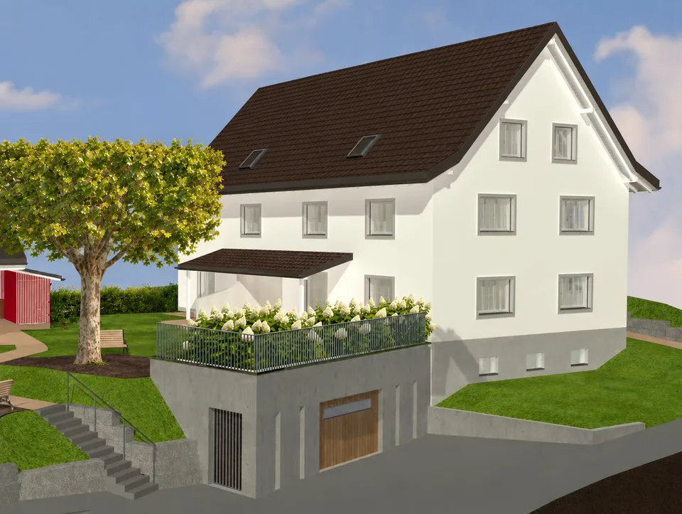 Modernes Reihenhaus in Hüntwangen – Neubau mit Terrasse und Garage – Foto 2 von 7