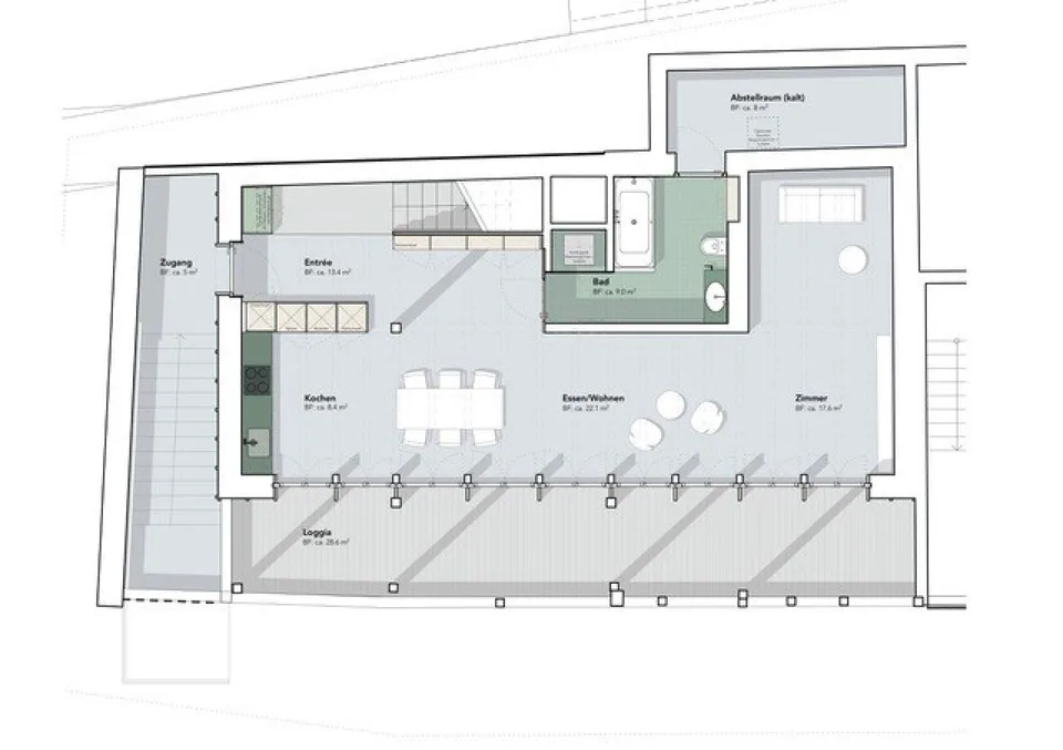 Prima occupazione appartamento duplex da 3,5 a 4 camere – foto 5 di 11