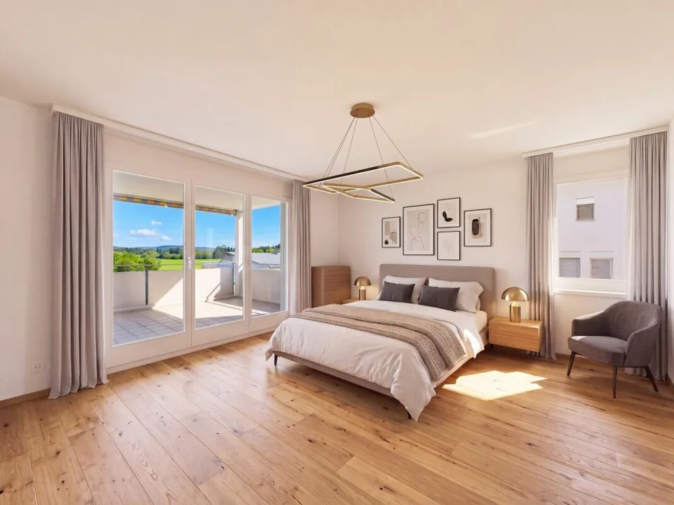 Privates Bergpanorama - Maisonette mit sonniger Südterrasse – Foto 8 von 13