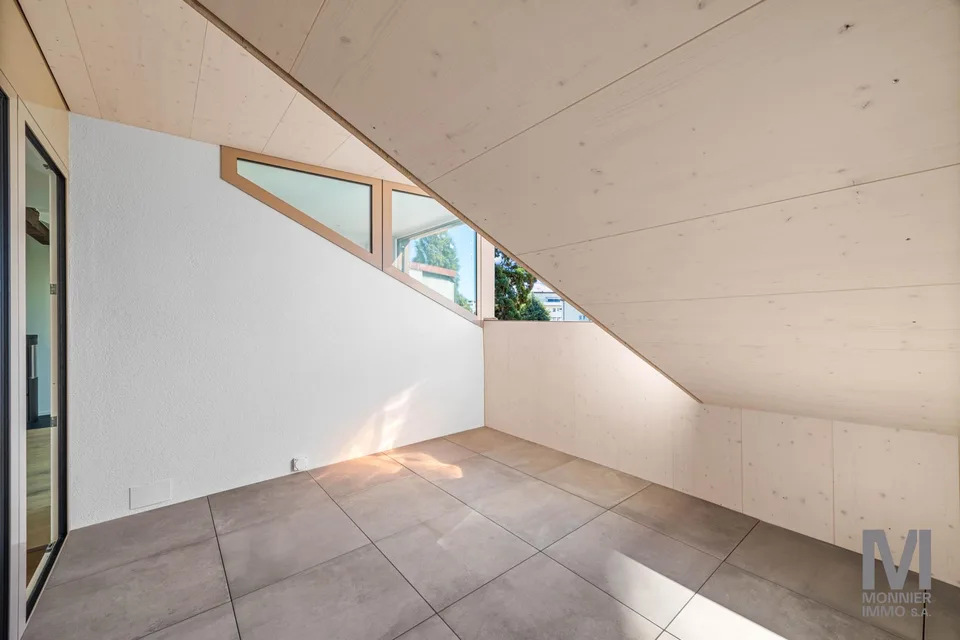 Appartement de 3.5 pièces en attique entièrement rénové – photo 11 sur 13