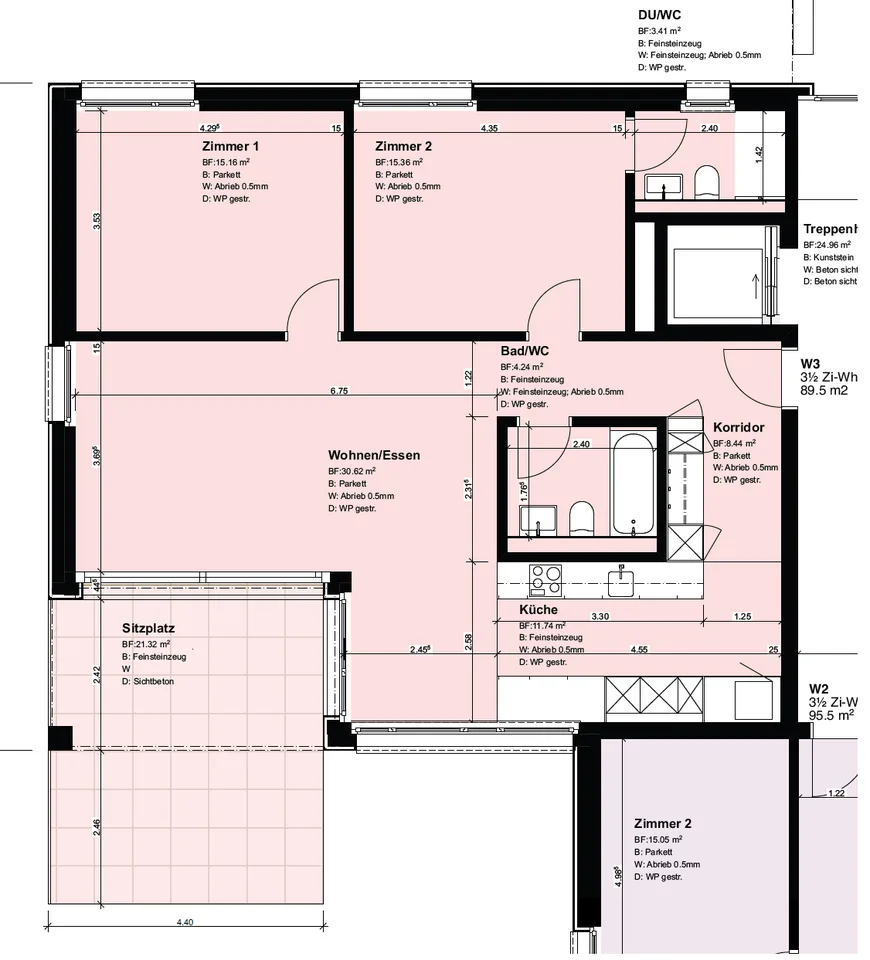 Wunderschöne 3.5-Zimmer-Gartenwohnung in Rümlang – stilvoller Neubau mit hohem Wohnkomfort – Foto 10 von 10