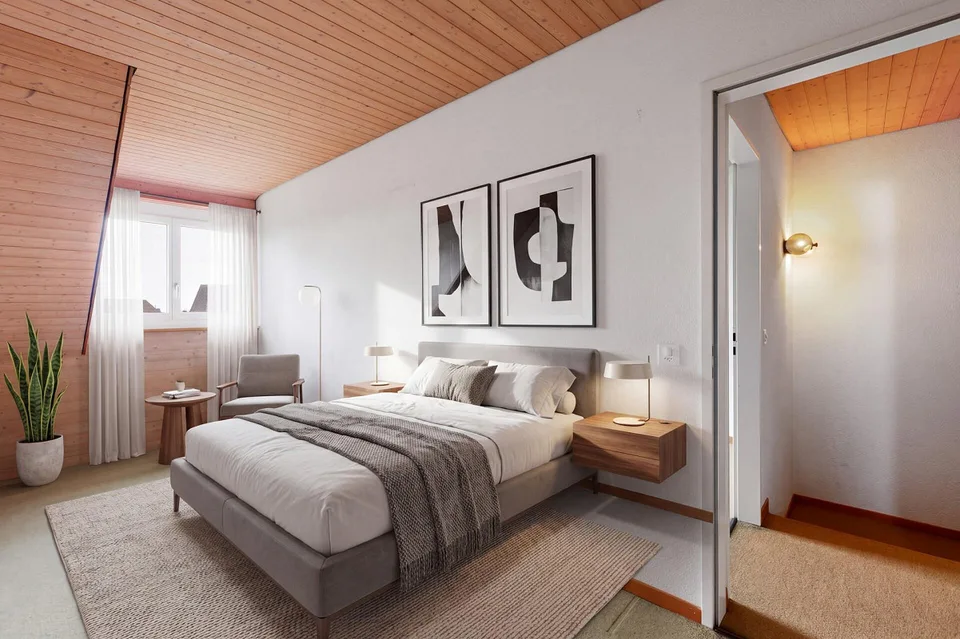Wohnen auf drei Ebenen: Attraktives 6.5-Zimmer-Mittelhaus mit Sauna – Foto 12 von 16