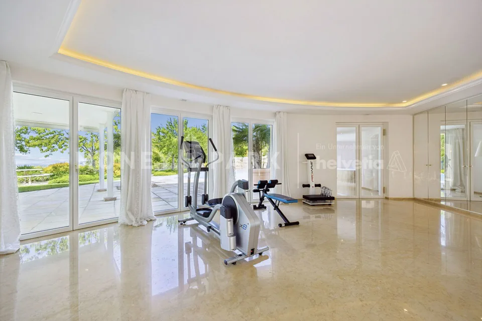 Exclusive villa with panoramic views and private spa resort above Lake Zurich – photo 4 of 7