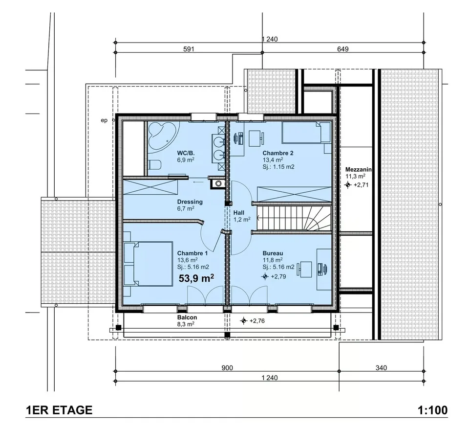 Moderne 4,5-Zimmer-Einfamilienhaus in Saignelégier für Ende 2026/Anfang 2027 – Foto 20 von 21