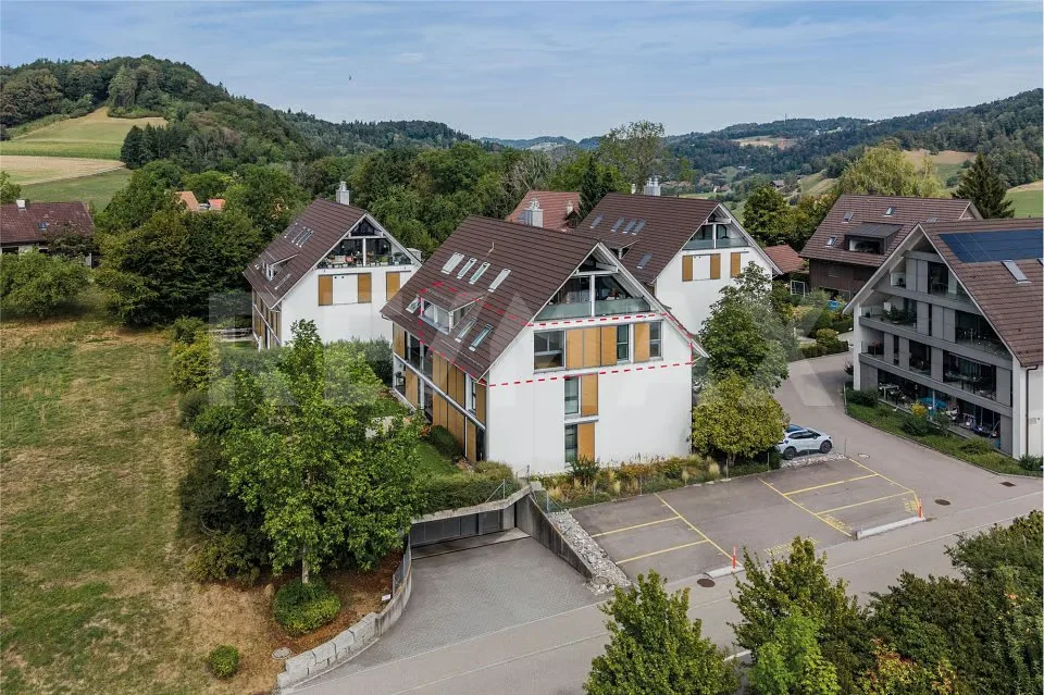 APPARTEMENT MINERGIE DE 4½ CHAMBRES DE HAUTE QUALITÉ AVEC VUE – photo 2 sur 12
