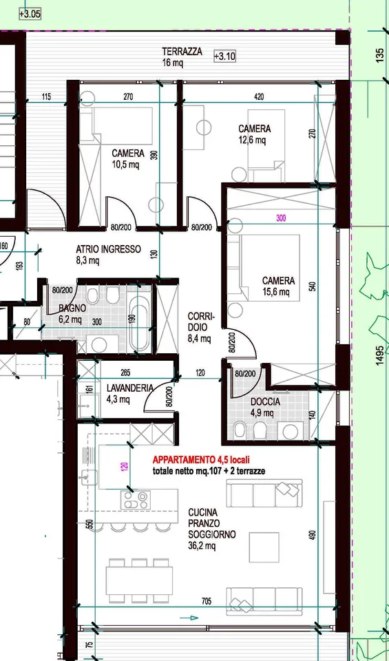 Nouvel appartement avec grand jardin dans un quartier pratique et calme – photo 12 sur 15
