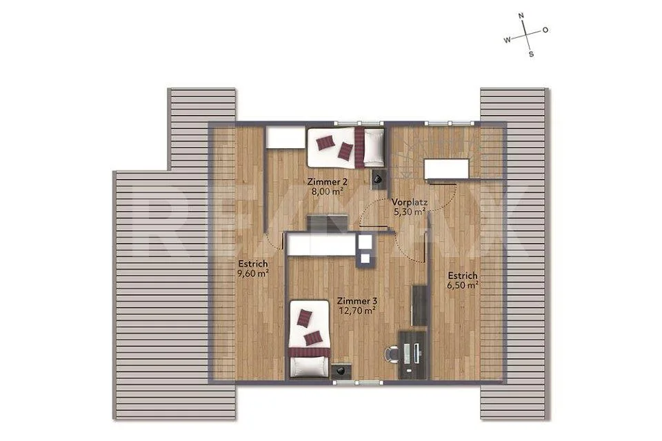 Chalet charmant de 4½ pièces avec vue sur les champs et les prairies en droit de résidence – photo 13 sur 13