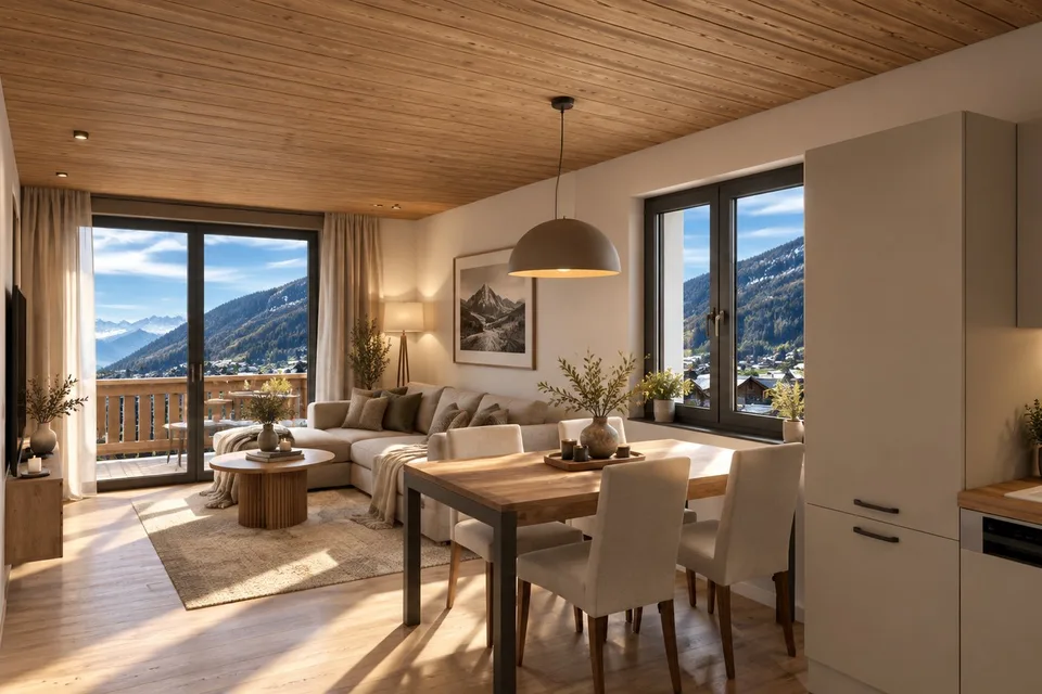 Außergewöhnliche Wohnung in einem Chalet - Hauptwohnsitz – Foto 5 von 7