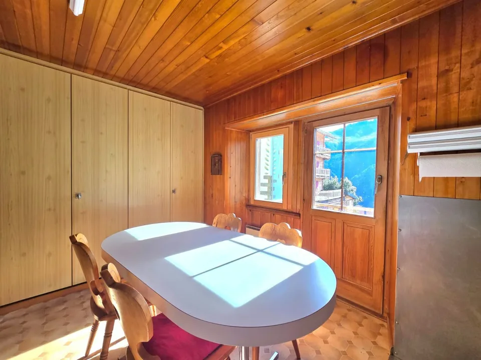 Charmante Wohnung in Eison (Val d'Hérens) mit Aussicht, großem Garten und Garage – Foto 8 von 20