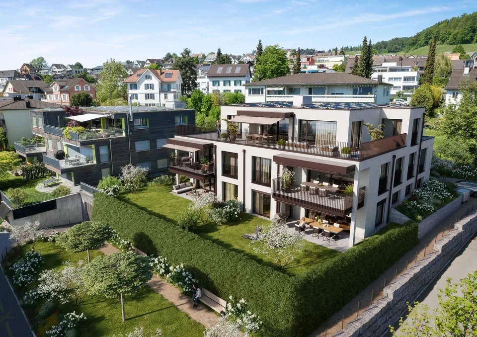 Nouvel appartement de 4,5 pièces, 1er étage, 128m2 de surface habitable, emplacement central, vue magnifique sur le lac – photo 3 sur 10