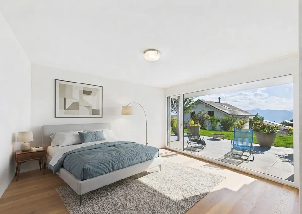 Einfamilienhaus mit wunderschöner Panoramasicht und grossem Garten ... – Foto 11 von 13