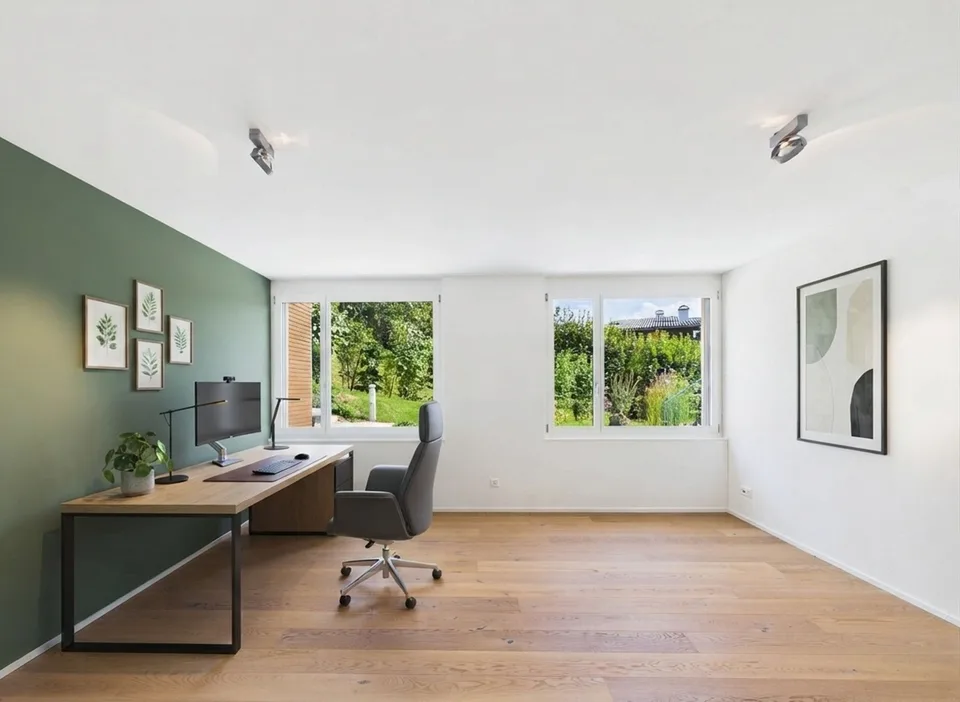 Einfamilienhaus mit wunderschöner Panoramasicht und grossem Garten ... – Foto 12 von 13