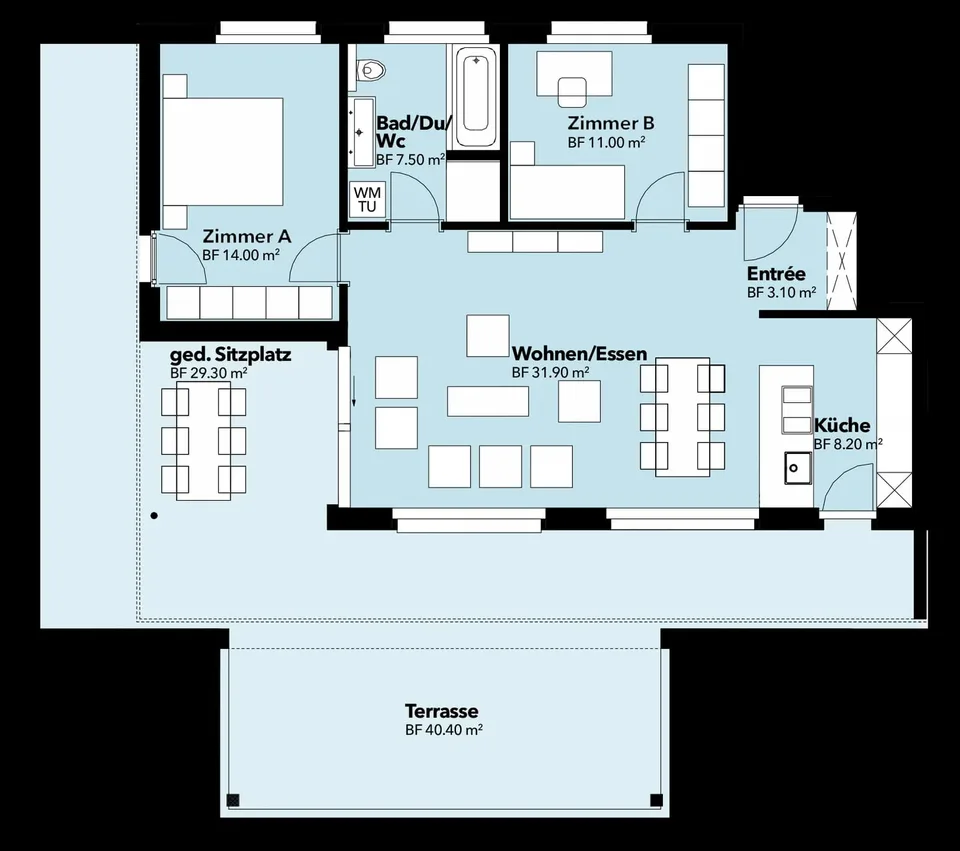 New building with a view: 3.5-room penthouse with large terrace in Niederbipp – photo 11 of 11