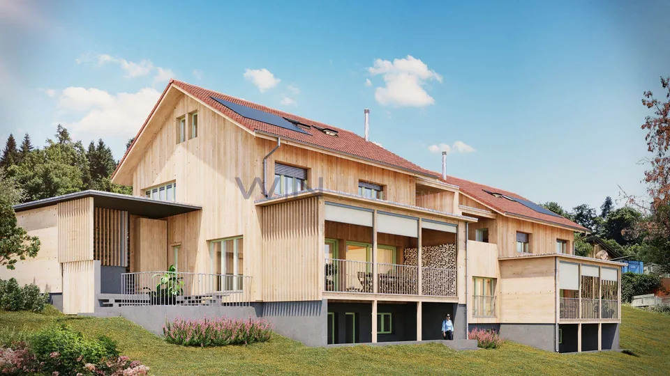 Massivholz-Neubau mit Blick auf den Sarnersee – Foto 6 von 8