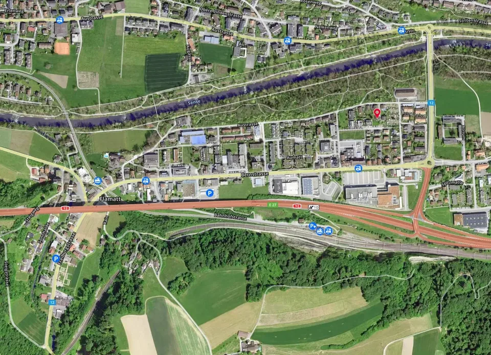 Terreno edificabile 1'148 m², completamente urbanizzato, posizione centrale a Flamatt – foto 4 di 10