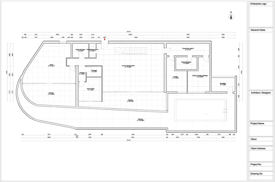 APPARTEMENT LUXUEUX DE 8,5 PIÈCES AVEC VUE SUR LE LAC À VIGANELLO – photo 11 sur 11