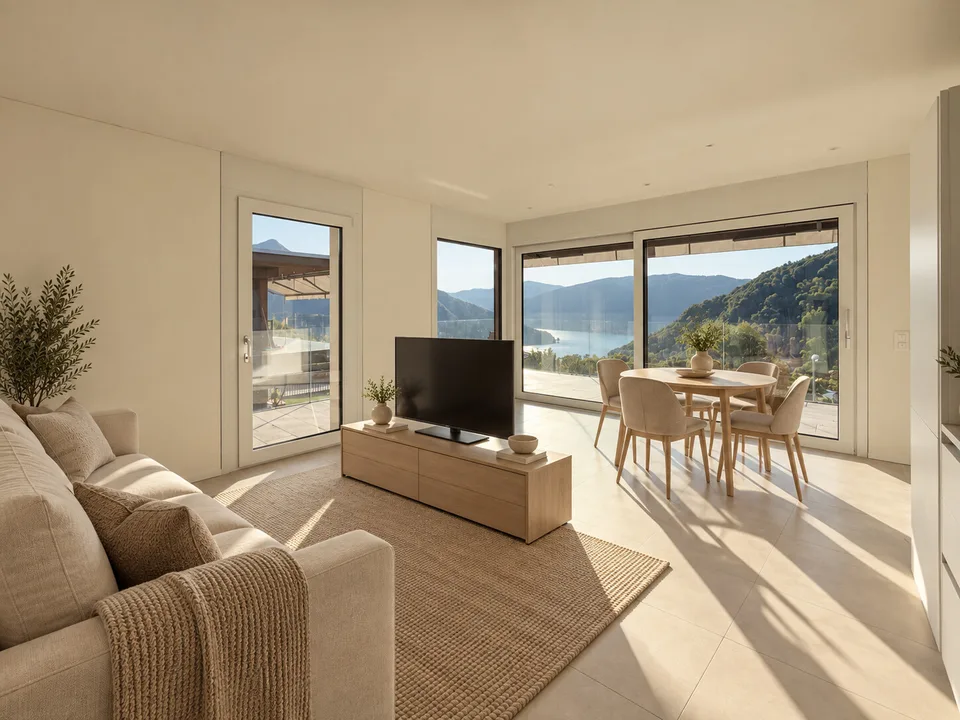 NEW ATTIC 2.5 ROOMS WITH TERRACE AND LAKE VIEW IN ROVIO – photo 2 of 12