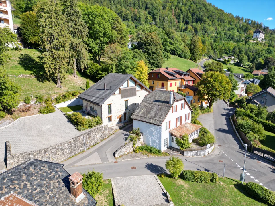 Historische renovierte Scheune in Chamby mit Blick auf den See und die Berge – Foto 13 von 13