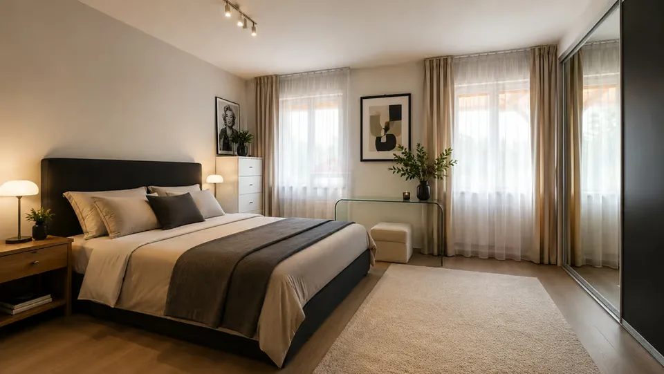 Elegantes Zwillingshaus mit Giebel im Herzen einer privilegierten Wohngegend – Foto 7 von 12