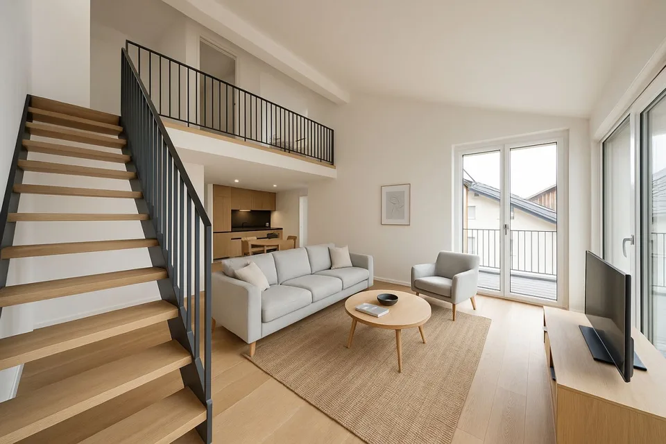 Magnifique duplex meublé de 3.5p // Montreux – photo 2 sur 13