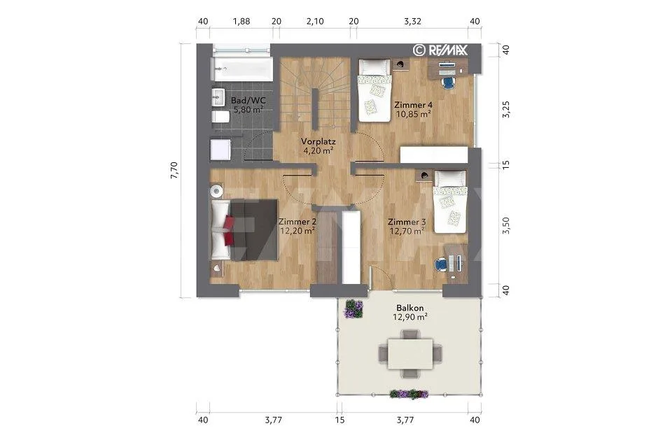 IN GEHDISTANZ ZUM S-BAHNHOF: FREISTEHENDES 5½-ZIMMER-HAUS – Foto 10 von 12