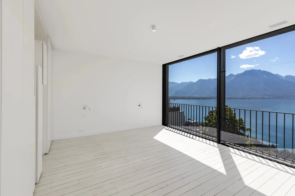 Wunderschöne 5,5-Zimmer-Duplexwohnung mit Blick auf den Genfersee – Foto 12 von 13