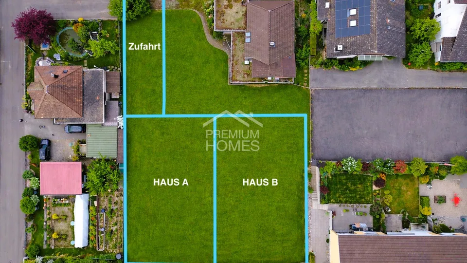 Baureifes Projekt für zwei Eigenheime – Foto 2 von 7