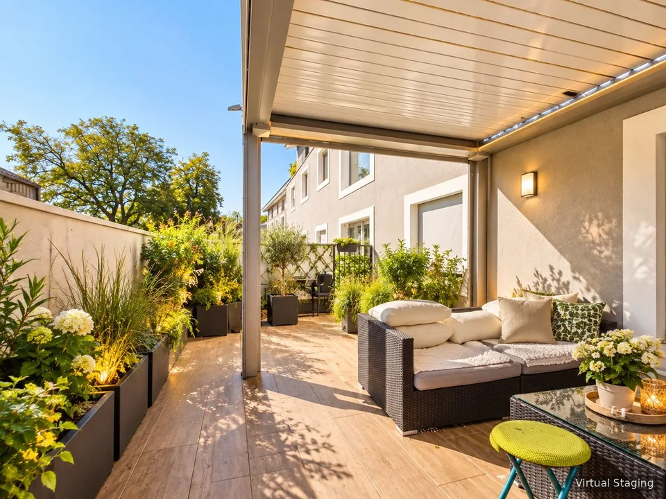Terrasse Géante de 41 m² avec Pergola Bio-Climatique, Finitions Soignées & Pompe à Chaleur! – photo 9 sur 24